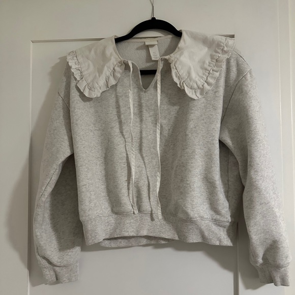 Collared Sweater Sweatshirt - Picture 6 of 9